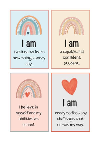 Positive Affirmation Cards For Kids A4 Document 20230902 213120 0000